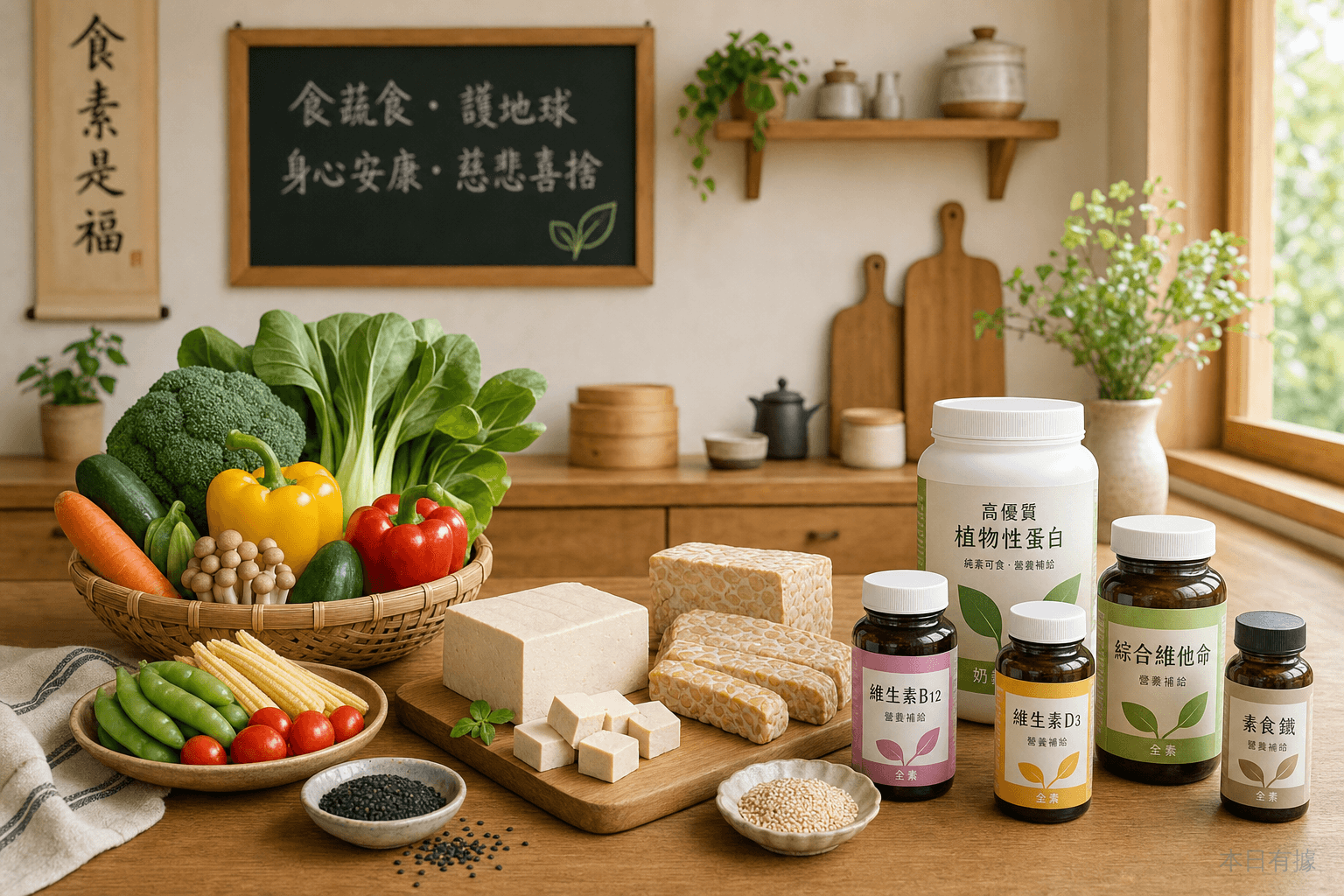 「多吃天然蔬食就夠了」是真的嗎？素食者最可能缺乏的 5 種關鍵營養素